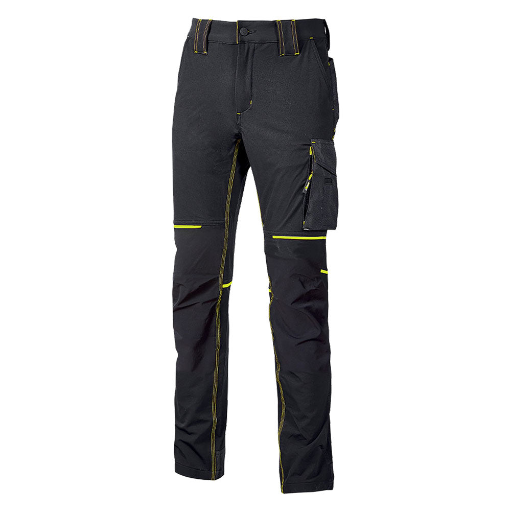 'World' Xl Work Trousers - Black Carbon Color