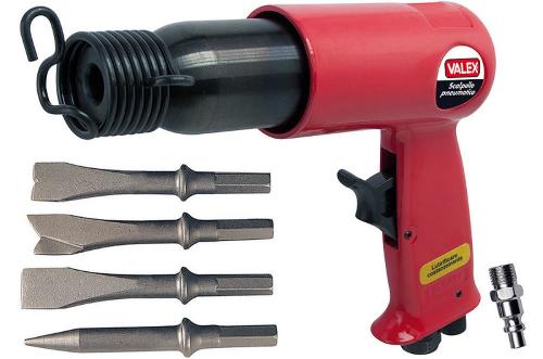 Pneumatic chipping hammer for Valex compressed air percussion.