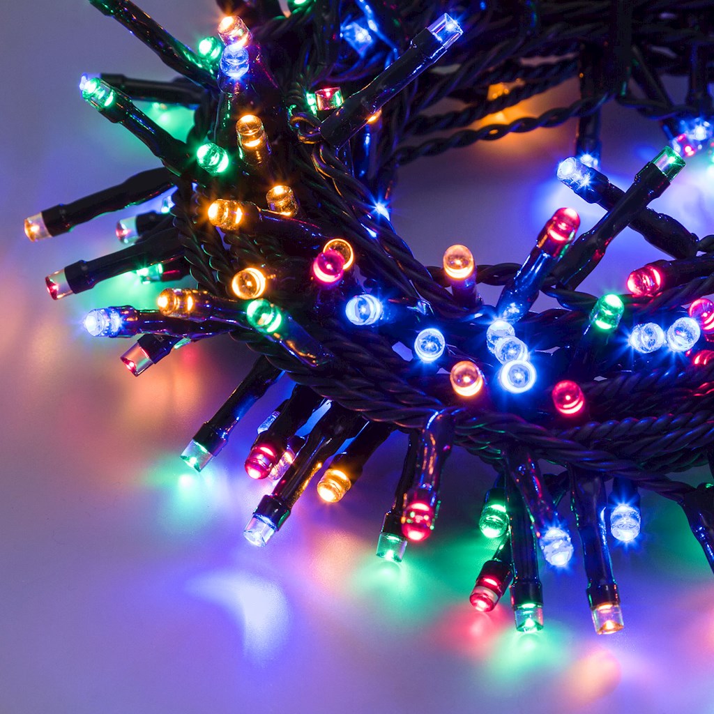 Lineare Kette TLE 1500 LED MULTICOLOR 2+60,5m in Spule Weihnachtsbeleuchtung