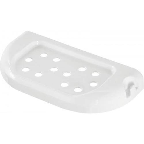 White plastic soap holder - Mod. Gioia