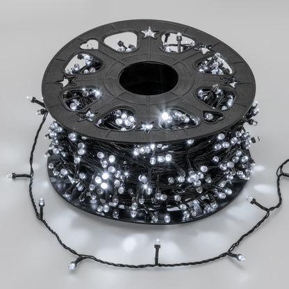 SLRO-MHD 1000 Maxi LED Convex Chain ø8mm MultiFLASH DIAMOND Coil 4+100m Christmas Lights