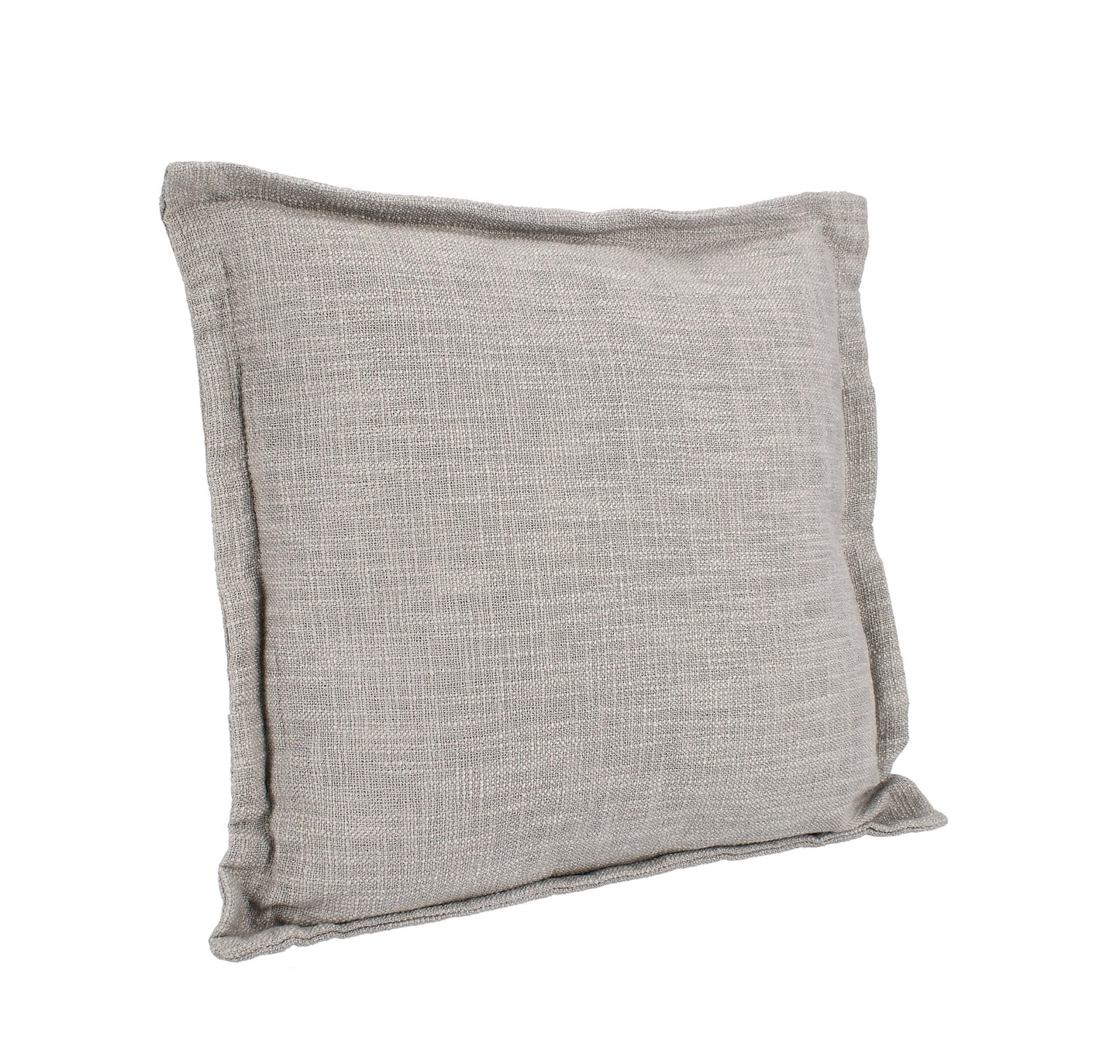 Fleecy Cushion Gray C-Buttons 45X45