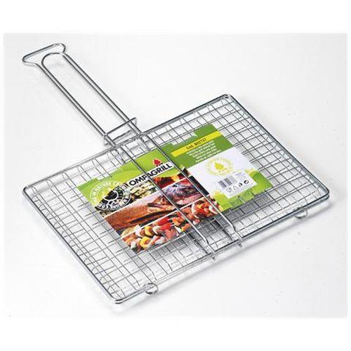 Mesh grill for skewers.