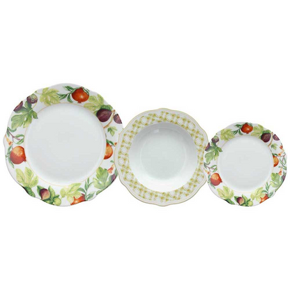 Dinnerware Set 18 Pieces Florence Multicolor Porcelain