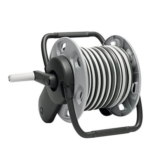 Mini Concept Ready portable hose reel gray with 15 meters of hose