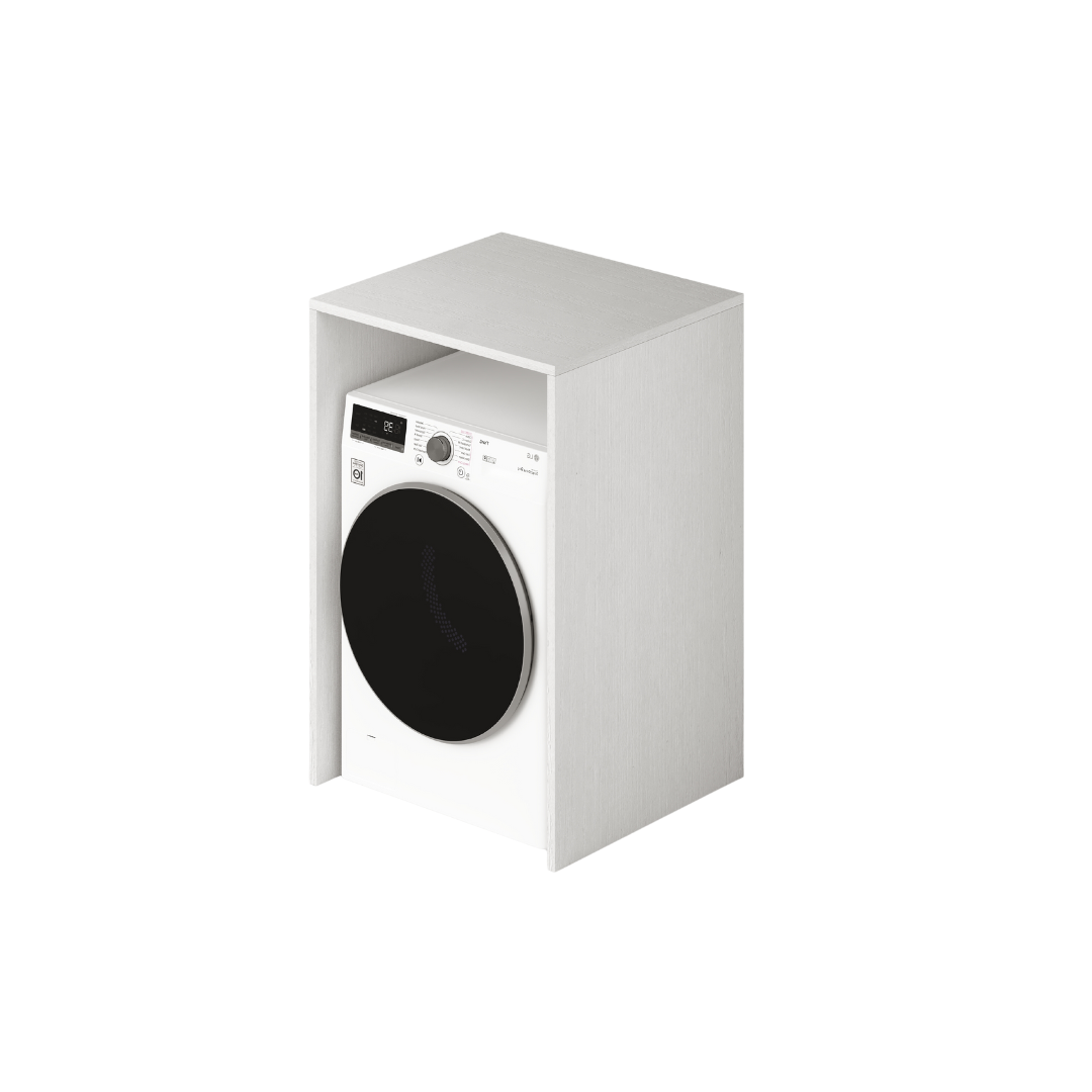 White color dryer cover cabinet H105x71x65cm