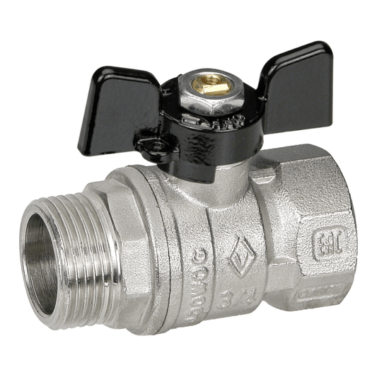 Mf Ball Valve With Butterfly