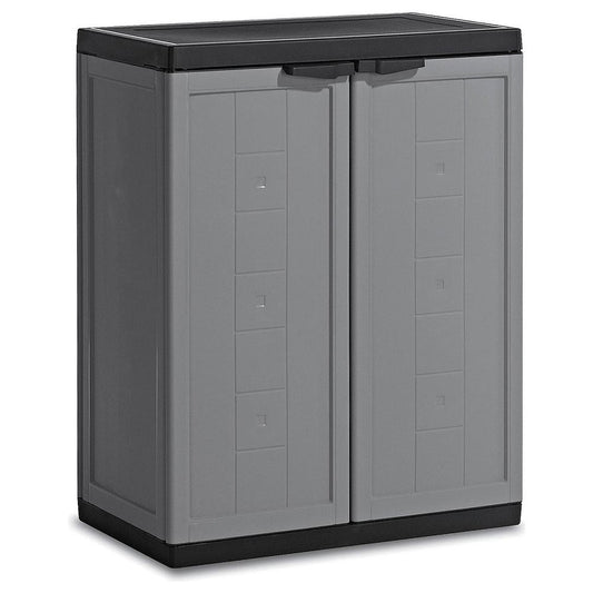 Low black gray wardrobe 68x39x85H cm. Jolly
