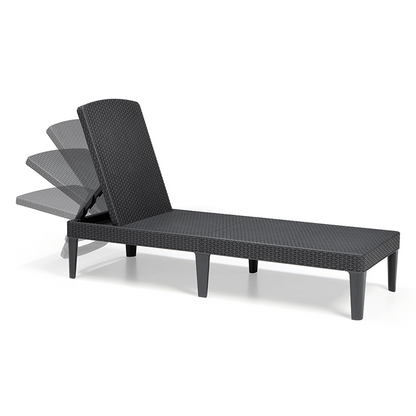 Jaipur sunbed anthracite