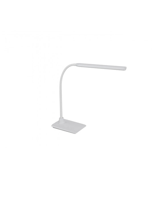 Eglo white dimmable Laroa LED desk lamp.