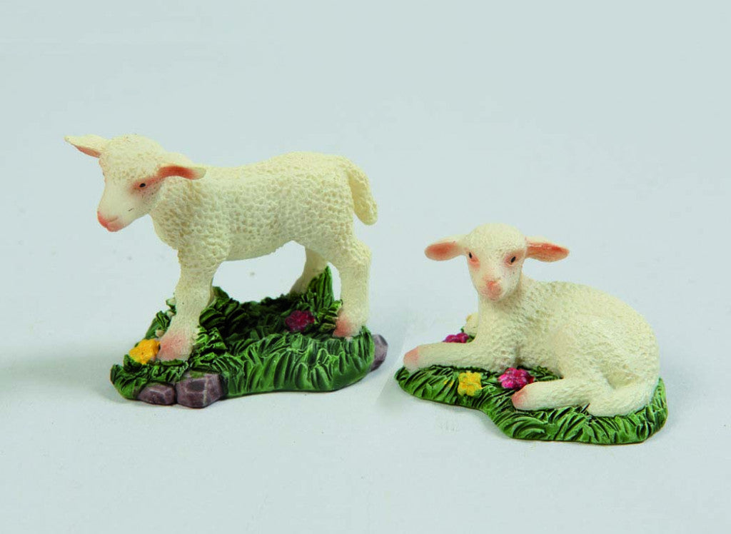 Sheep Cm.5 Resin 2 Mod.Ass.In Blister Christmas decoration