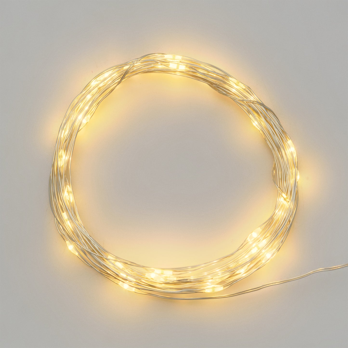 Chain of 40 MicroLED CR2032 4m PDQ Christmas Lights