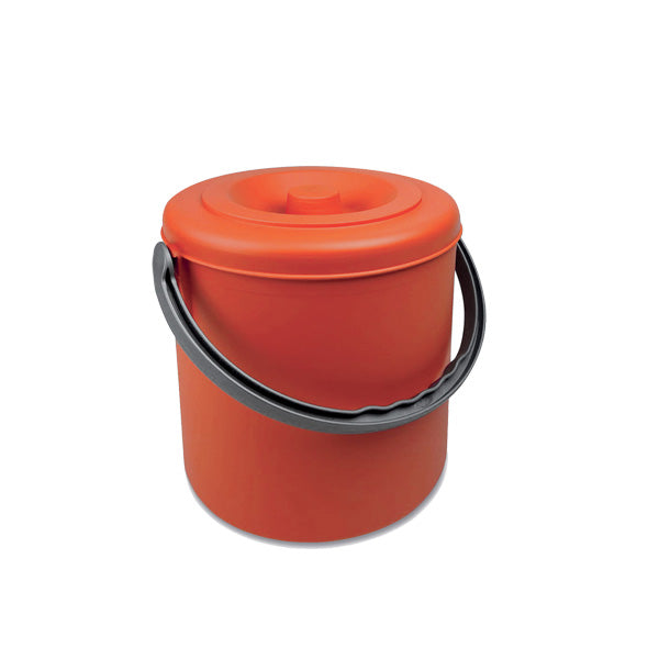 Waste bin with lid Eureka lt 25 assorted colors