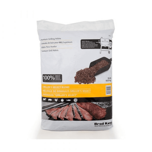 Sacco Pellet Alimentare Mezcla para Asar a la Parrilla 9 Kg - Broil King