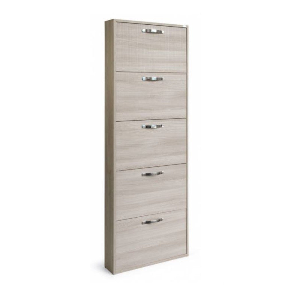 Serena shoe cabinet 5 doors elm