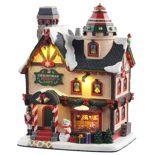 Lemax Scene Christmas Supplies Store – Scene Christmas Supplies Store für das Weihnachtsdorf