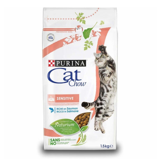 Cat Chow Adult Sensitive Purina 1.5 kilograms