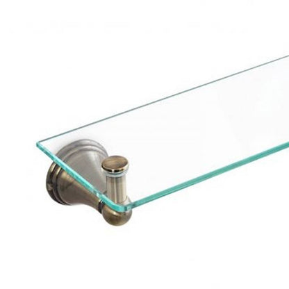 Athena series bronzed glass shelf