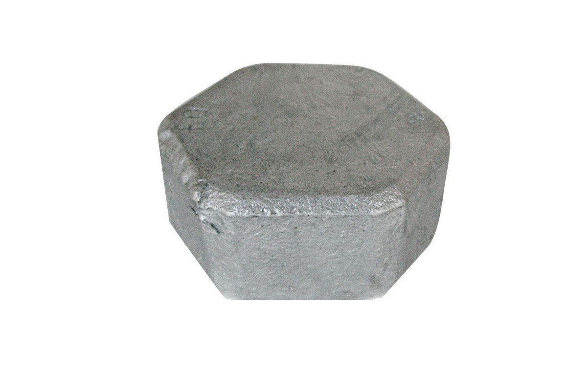 Galvanized cap