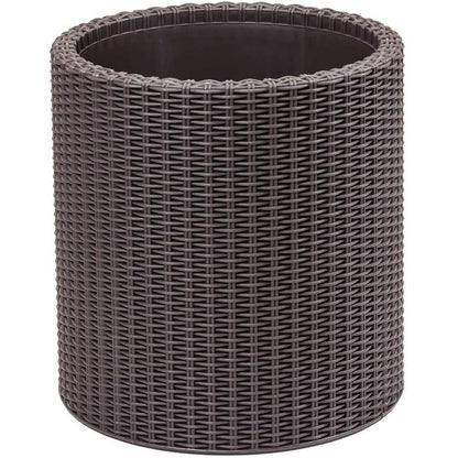 Elegant Cylinder Planter Pot - 27.6x27.6x28.3h cm - 7 Liters Capacity