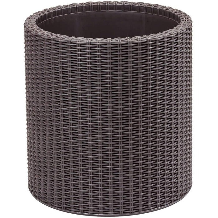 Elegant Cylinder Planter Pot - 27.6x27.6x28.3h cm - 7 Liters Capacity