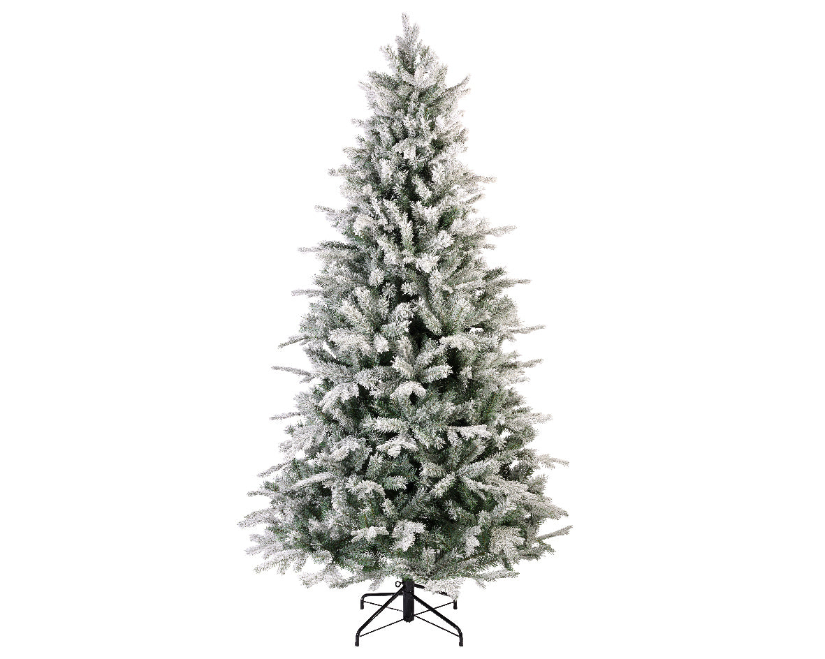 Árbol de Navidad vidriado en Abeto de Vermont H 180 Ø 109 cm