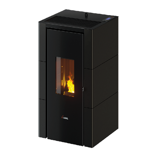 Estufa de pellet Cristal 7 Potencia 7KW Atracita