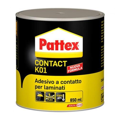 Pattex Contaxt K01 - El pegamento adhesivo universal 850ml para plástico, madera, caucho y corcho.