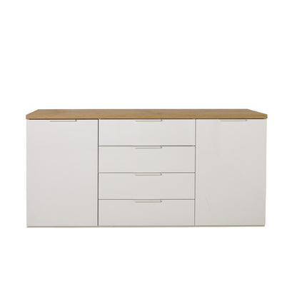 Mundi Storage Cabinet with 4 Drawers and 2 Doors 170x44x82 cm