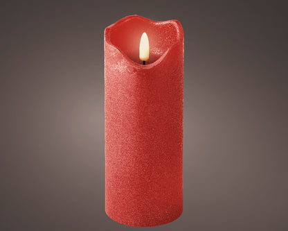 LED Wax Wick Candle with Superior Wave Design 17 x 7 cm