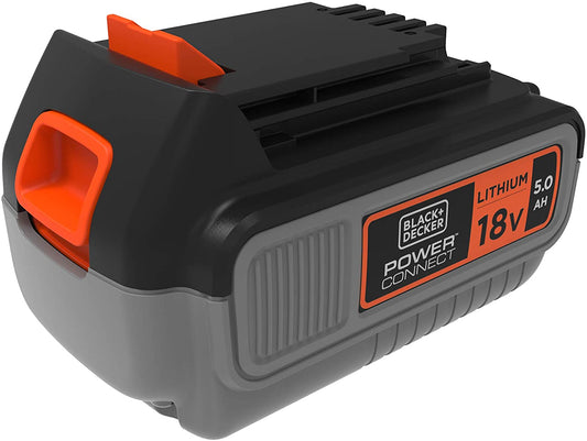 18V 5.0 Ah Black and Decker lithium battery