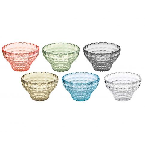 Set 6 Coppette 12 Cm Tiffany Colori Assortiti