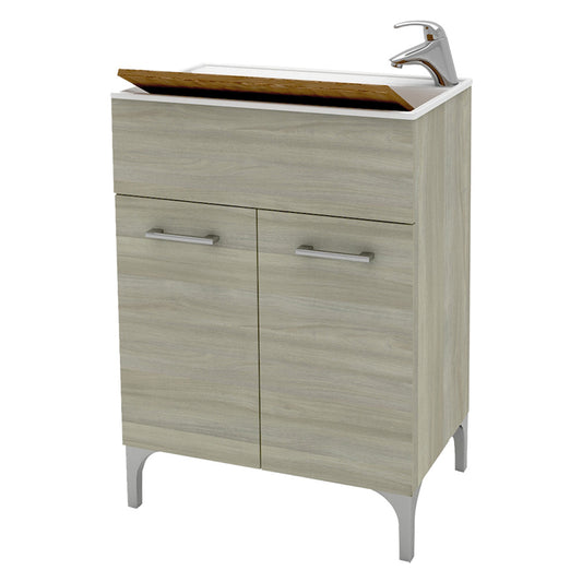 'Lena' sink unit Cm 60 X 50 X H.84 - Gray oak