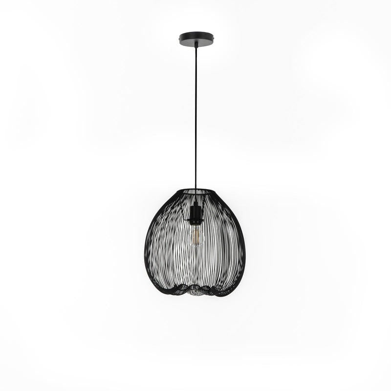 Modern Urban Black Metal Chandelier 35x35cm