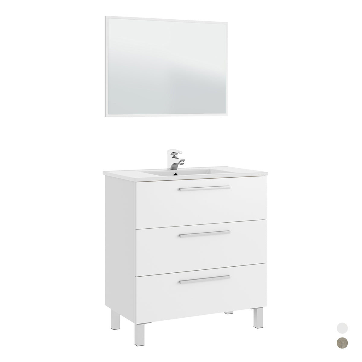 Athena/Albert Mueble de Baño 3 Cajones (Para montar)