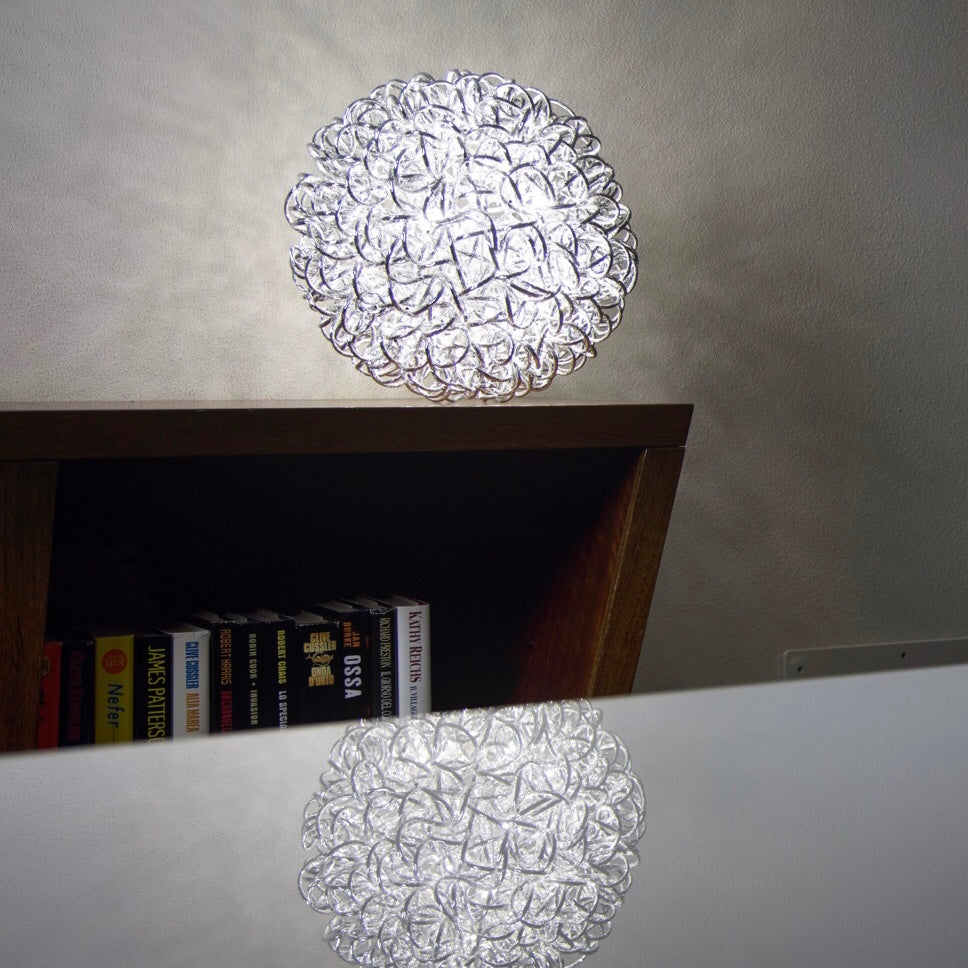 ATS Luces Navideñas Esfera Plata 100 LED Ø40cm