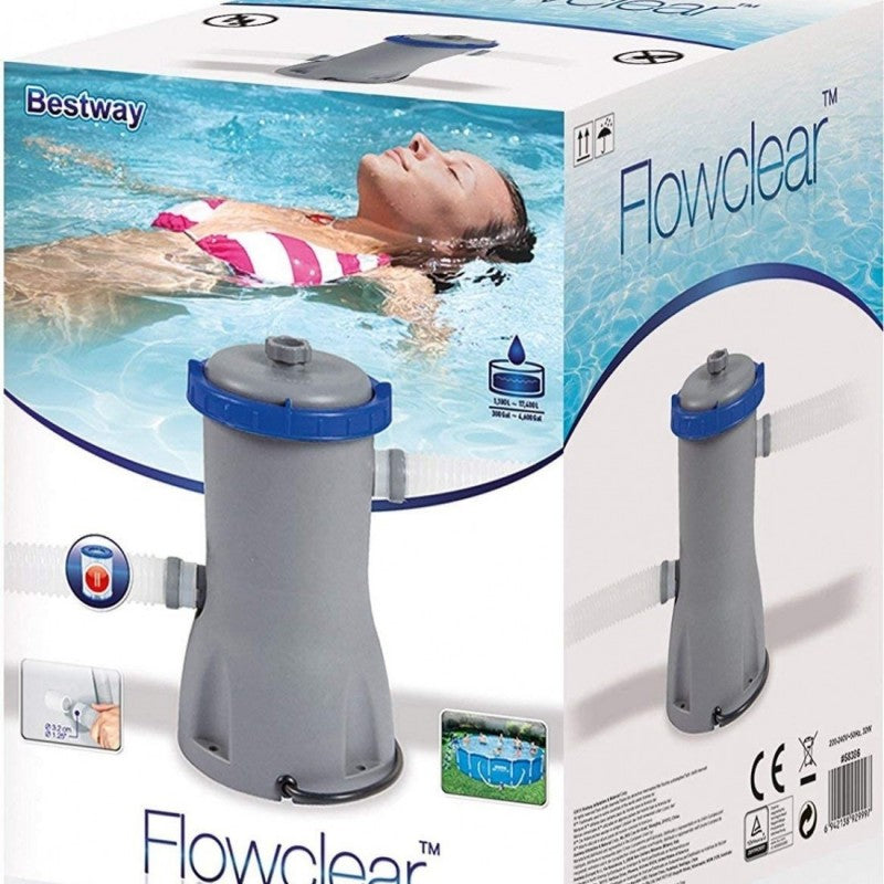 Bomba de filtro de 3.028 litros ya por Bestway 58386 piscinas