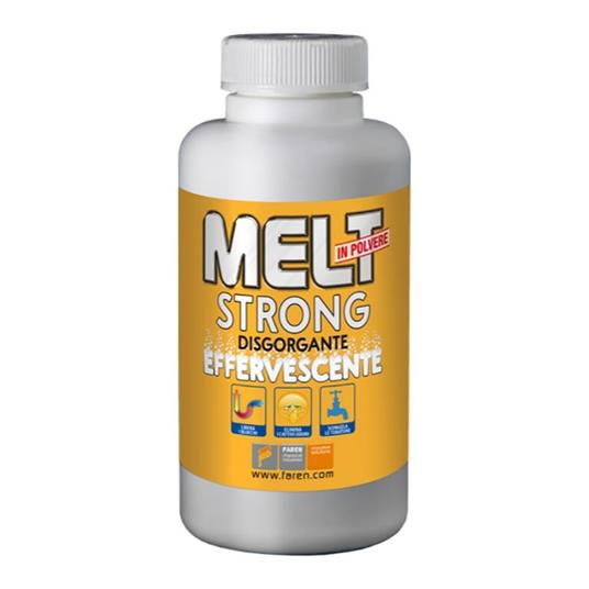 Melt Strong - La solución en polvo efervescente para desagües, tuberías y fosas sépticas.