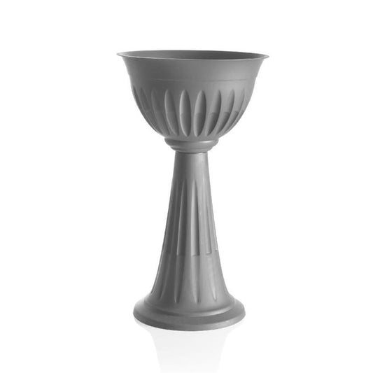 Columna Bama Alba Flores cm. 43x74,5h encendido. 20 Jardinera Plastico Hogar Gris 31903