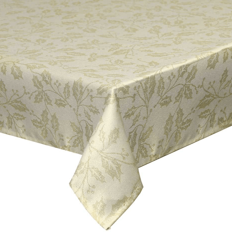 Tablecloth 140 X 240 Cm Polyester Gold