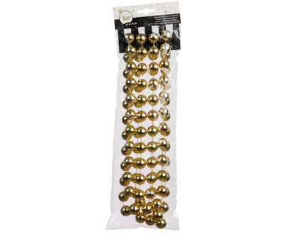 XXL pearl garland in shiny plastic L270 cm