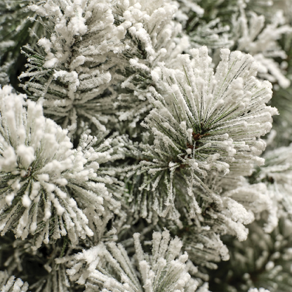 Árbol de Navidad nevado Vancover H 180 x Ø102 cm