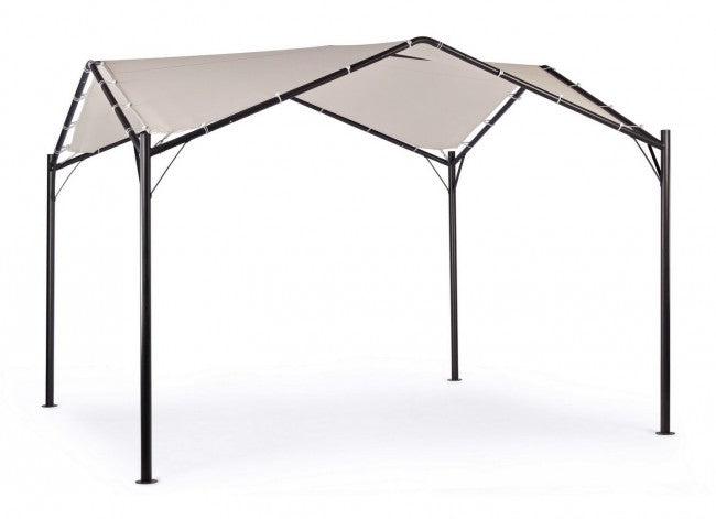 Kuppelpavillon für den Garten anthrazit-grau 3,5x3,5xh 260 cm