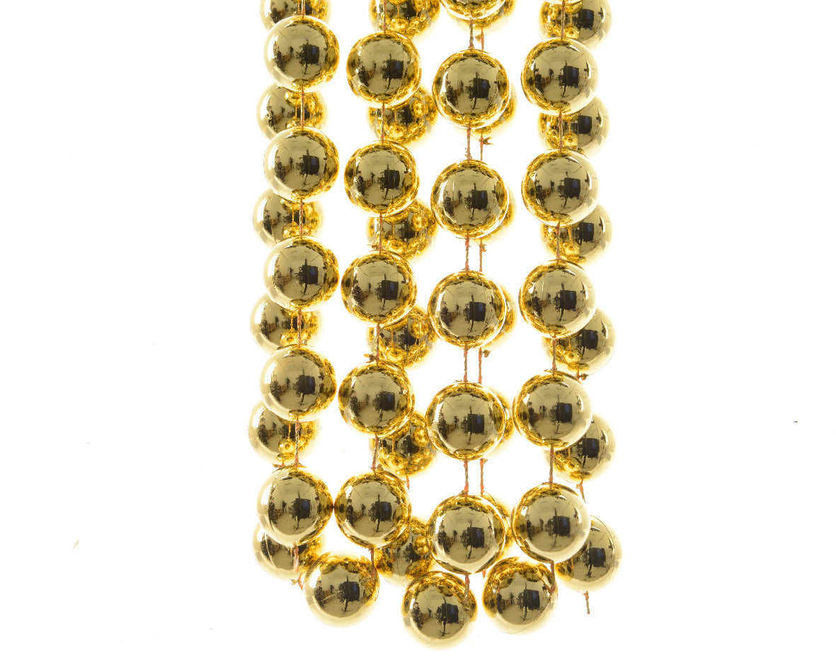 XXL pearl garland in shiny plastic L270 cm