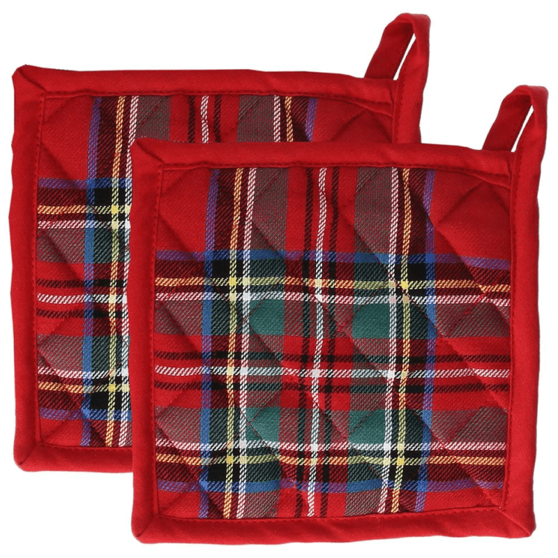 Potholder 18x18 Cm Red Cotton