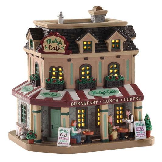 Molly's Corner Café - Christmas Village Café