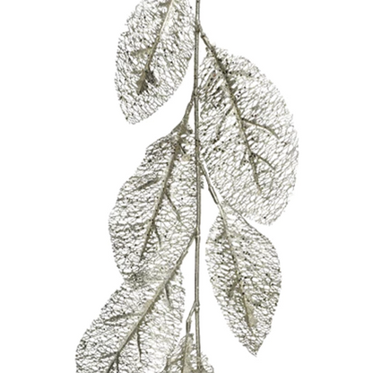 Champagne blush leaves garland H190 cm