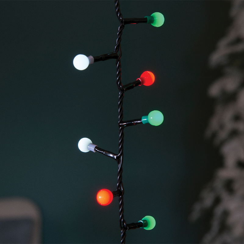 Weihnachtsbeleuchtung Cherry 500 LED 11m mehrfarbig