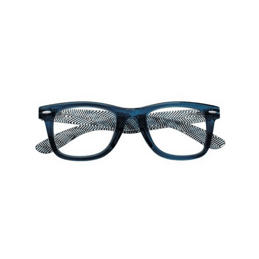 Blau gestreifte Lesebrille +2,50 B16 Zippo