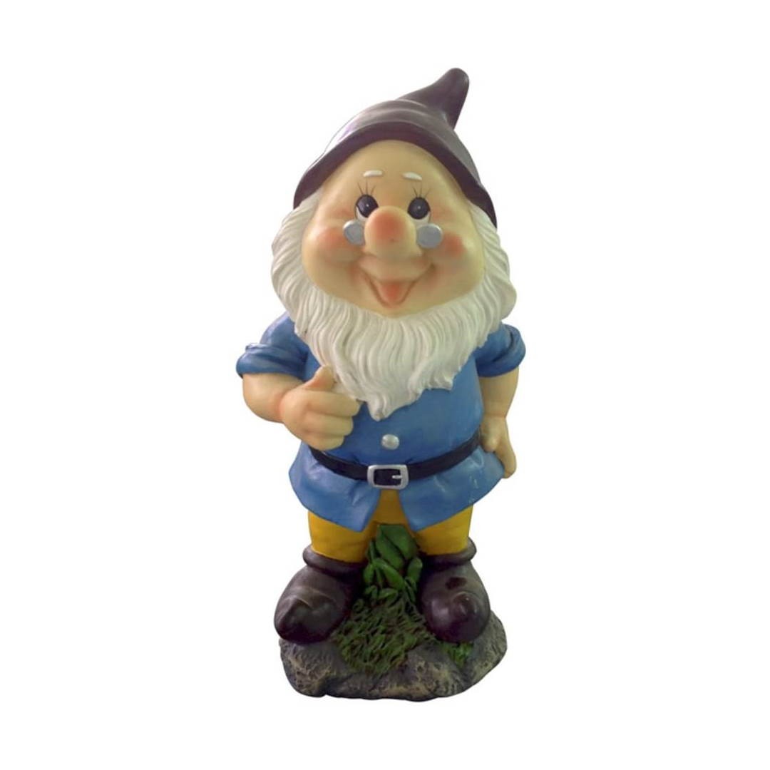 Dwarf with glasses garden statue 16x13,5x28H